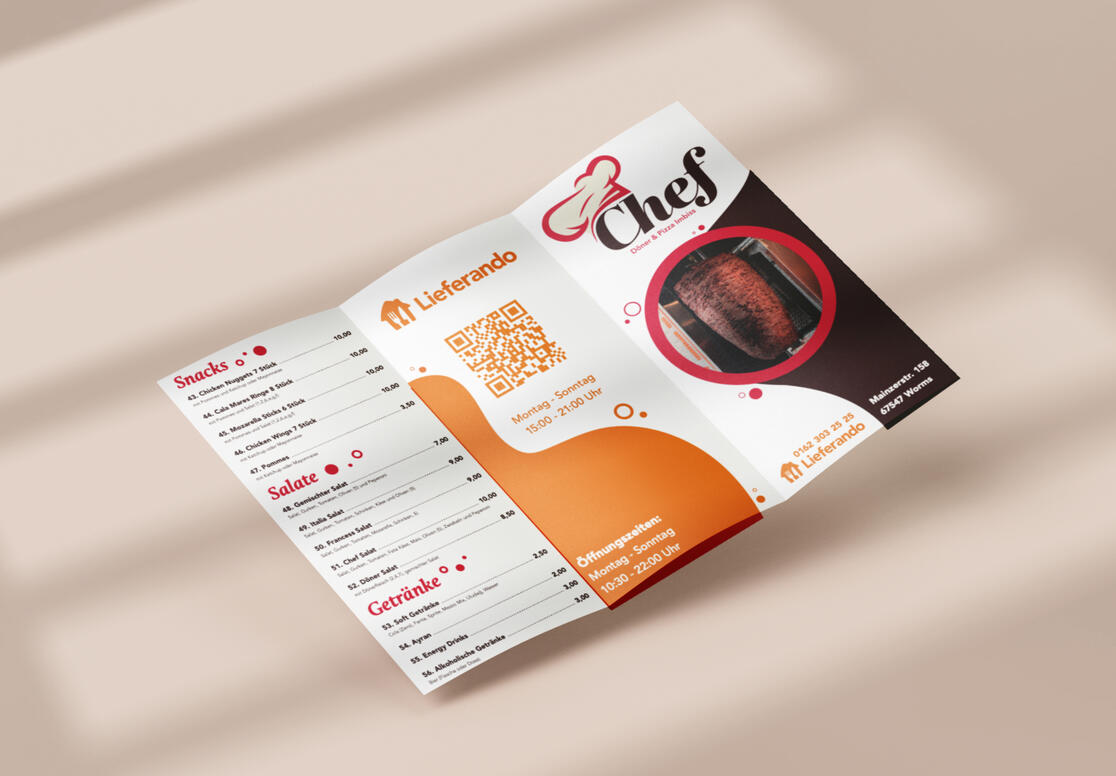 Chef Döner Flyer - 2024